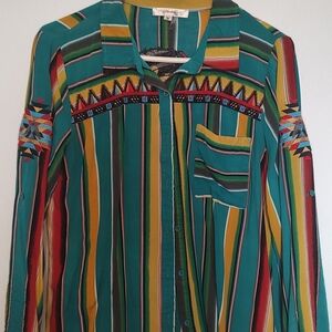 Andree Multicolor Striped Top